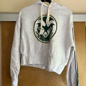 Colorado State CSU Cropped Hoodie